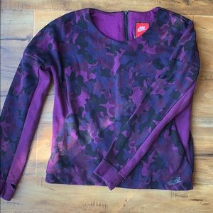 Purple camo Nike pullover